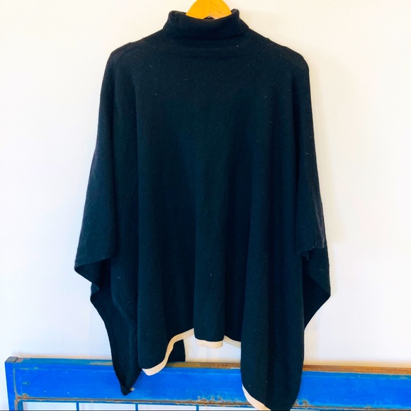 J. McLaughlin Sweaters - J.McLaughlin Cashmere Turtleneck Poncho